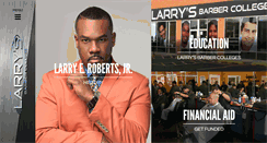 Desktop Screenshot of larrysbarbercollege.com